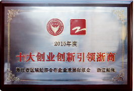十大创业立异引领浙商