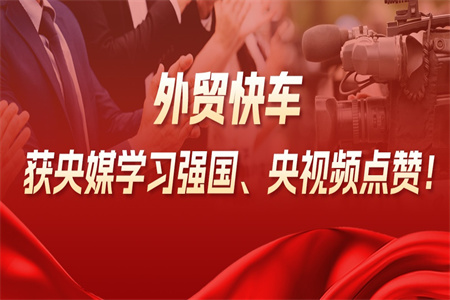 外贸快车获央媒学习强国、央视频点赞！解码省级重点项目背后的出海“赋能力”